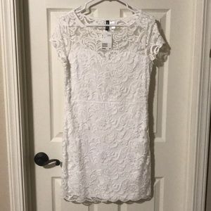 H&M White Lace Dress